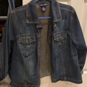 Dark wash denim jacket
